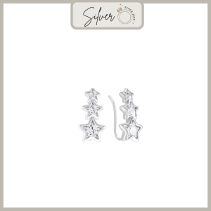 Bông tai Bạc đính đá Silvy Charm