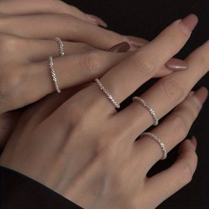 nhẫn bạc nữ giá rẻ